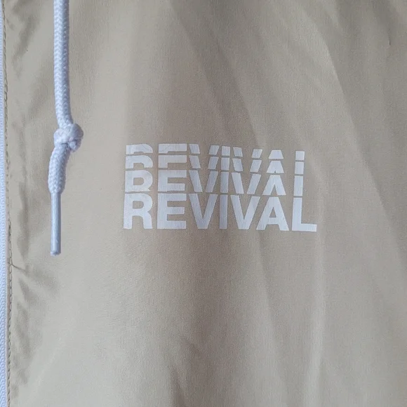 Revival Is In The Air Hooded Zip-up Windbreaker Unisex XXL Independent Trading - Picture 5 of 16